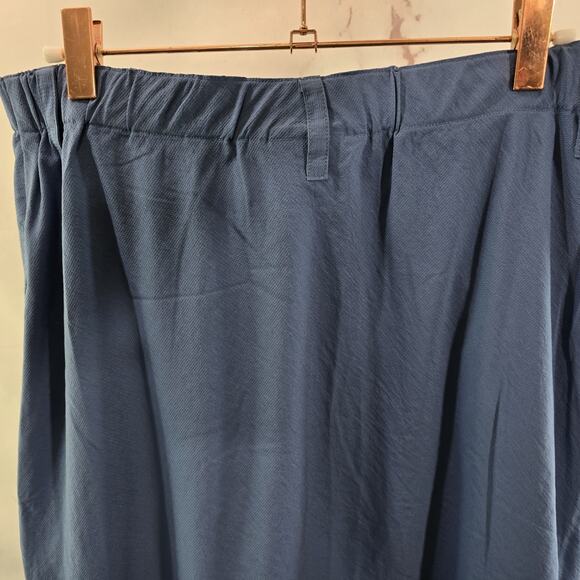 REI Skirt Womens 10 30 Blue Maxi Midi Vintage 90s Nylon Ripstop Morocco Rare HTF - Picture 8 of 16